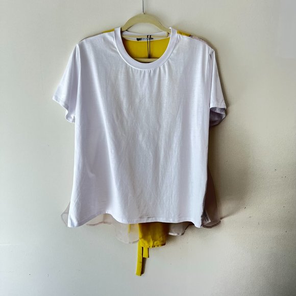 NEW! Zara Organza Oversized TOP with  ECO Friendly Cotton , Size M - Picture 12 of 16